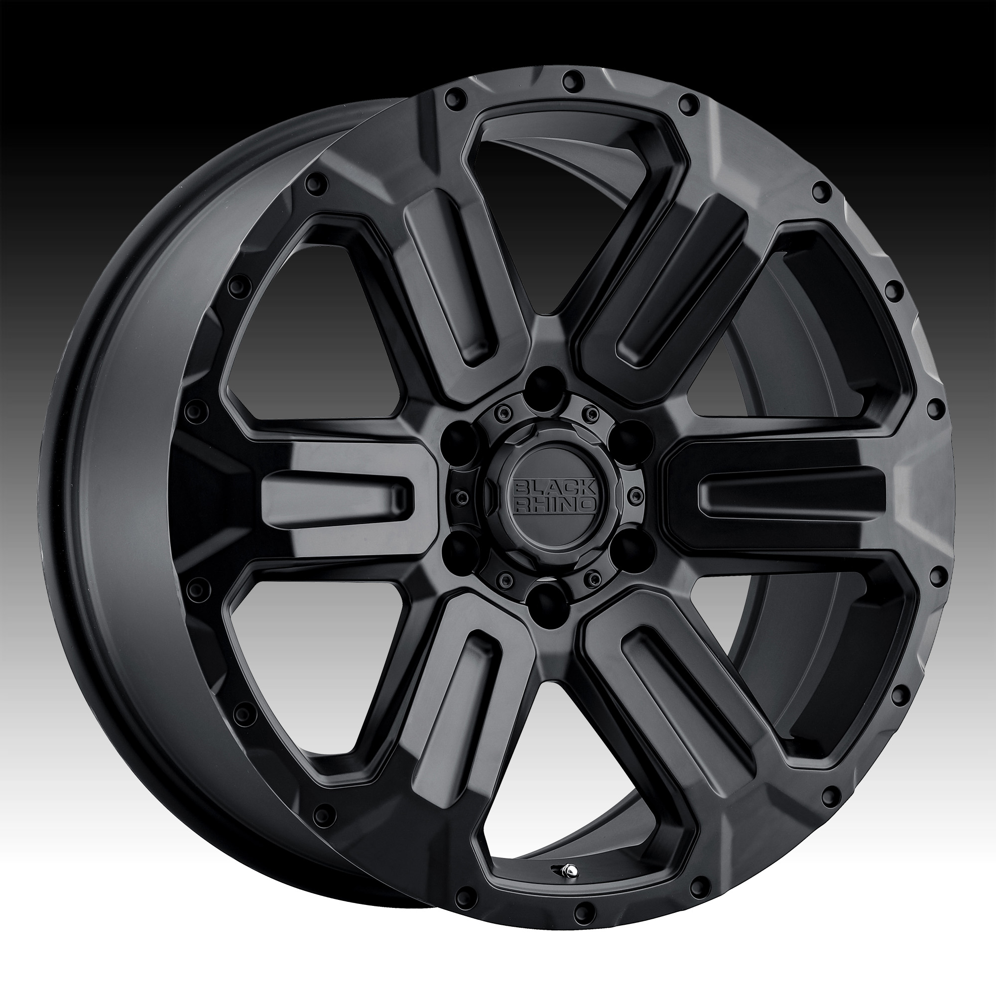 Black Rhino Wanaka Matte Black Custom Truck Wheels - Wanaka - Black